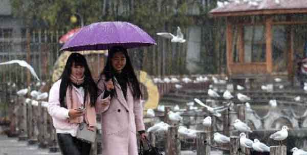 Raining season in Yunnan province, China